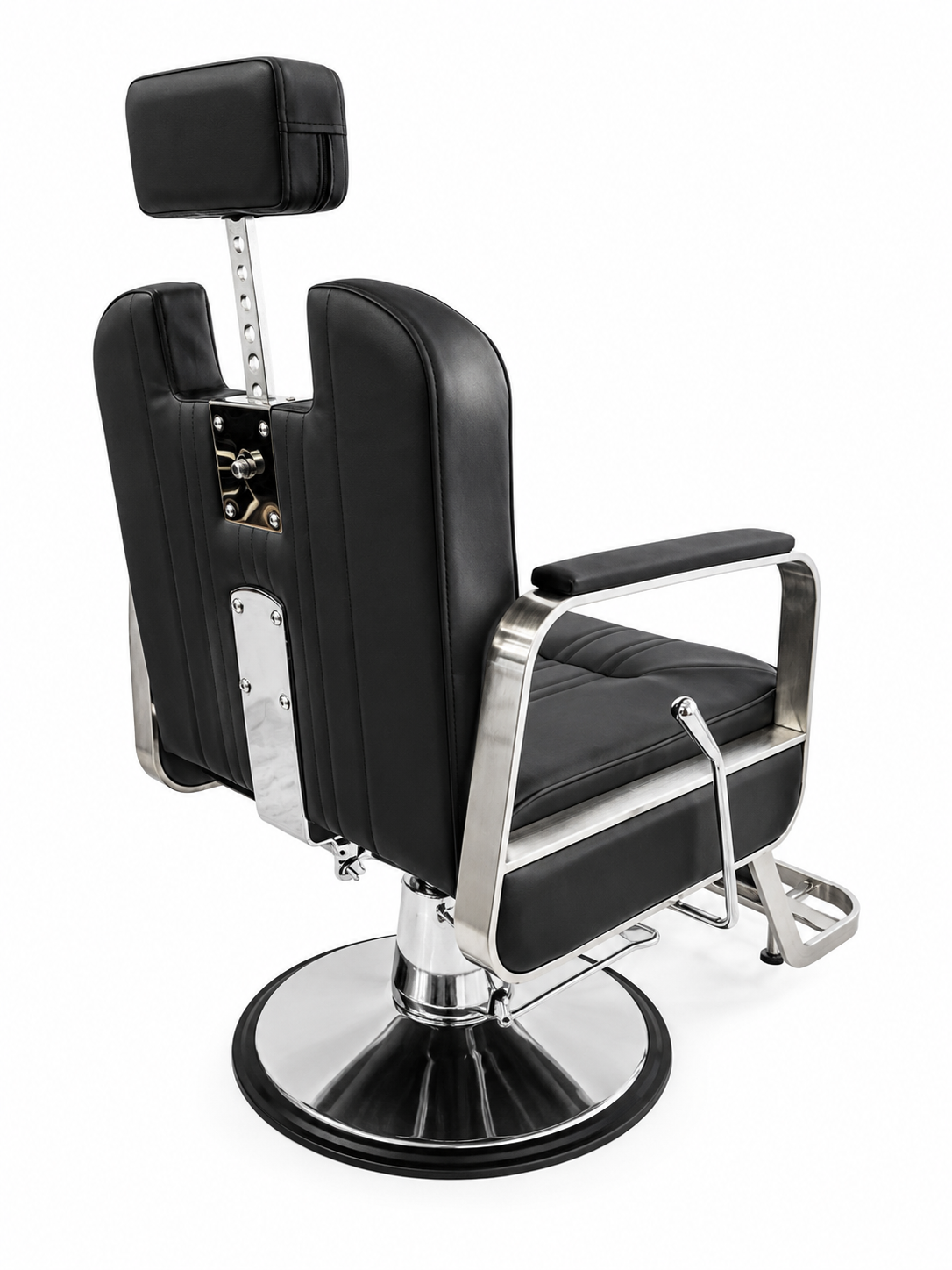 MSF Chrome Metal Recliner Salon makeup threading Chair