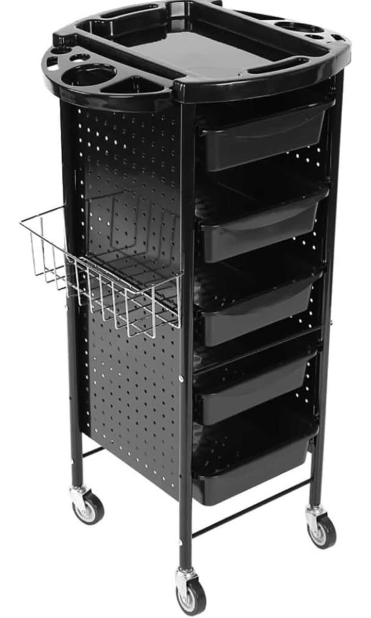 MSF Professional Salon Trolley Black