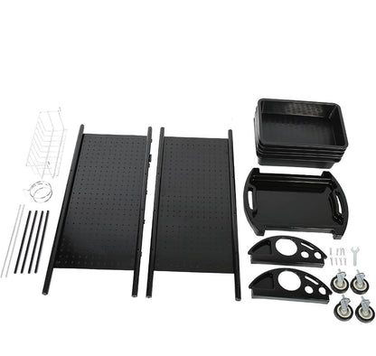 MSF Professional Salon Trolley Black