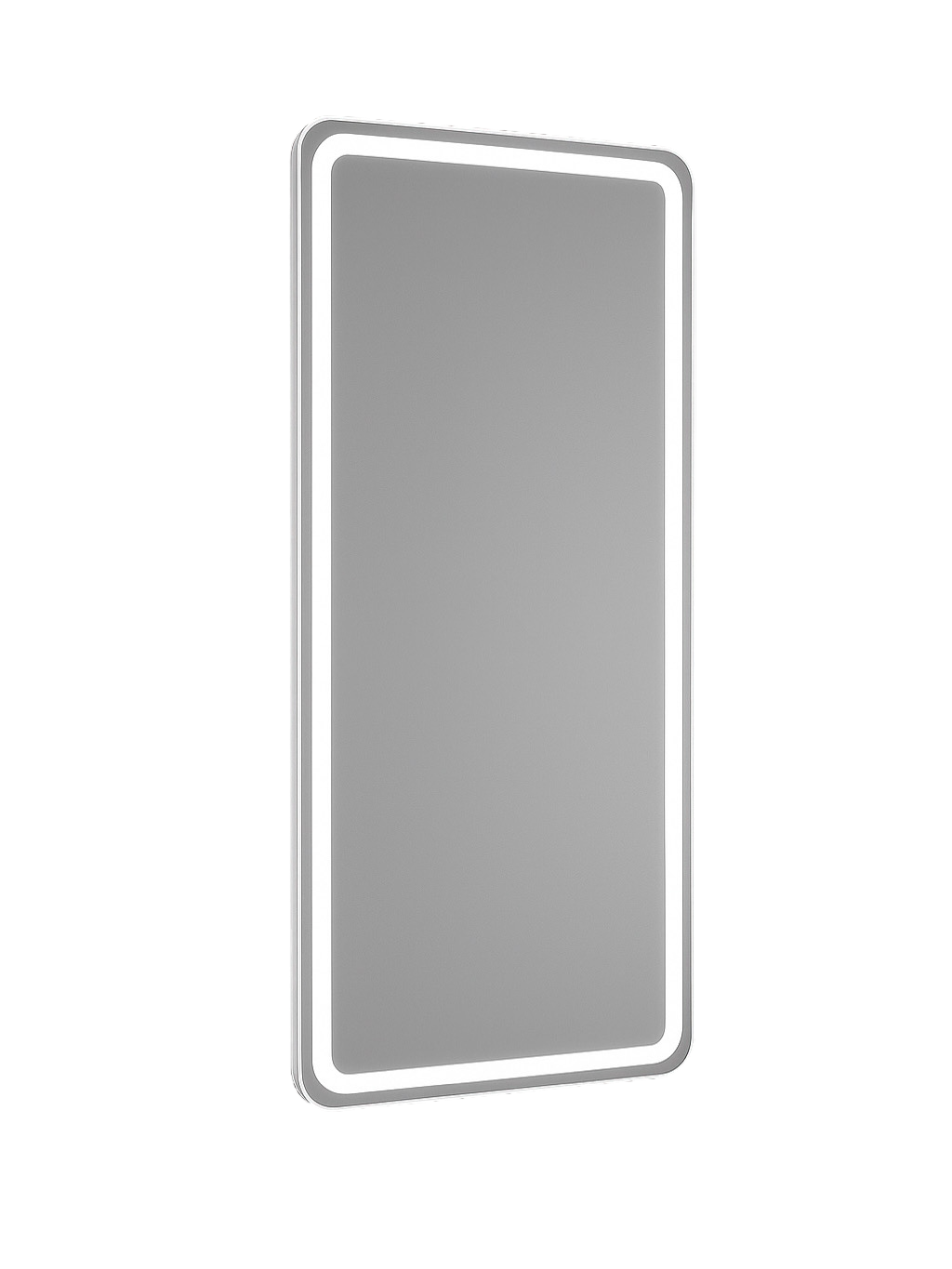 Modern Salon Furniture Rectangle Front Lit LED Salon/ Barber Aluminium frame  Mirror – Premium Glass, 2 cm Aluminum Frame, hi powered 3-Color Light