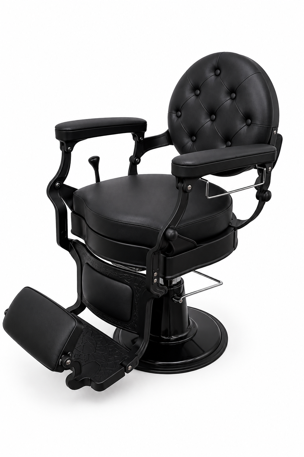 Legacy Modern All Matte Black Barber Chair
