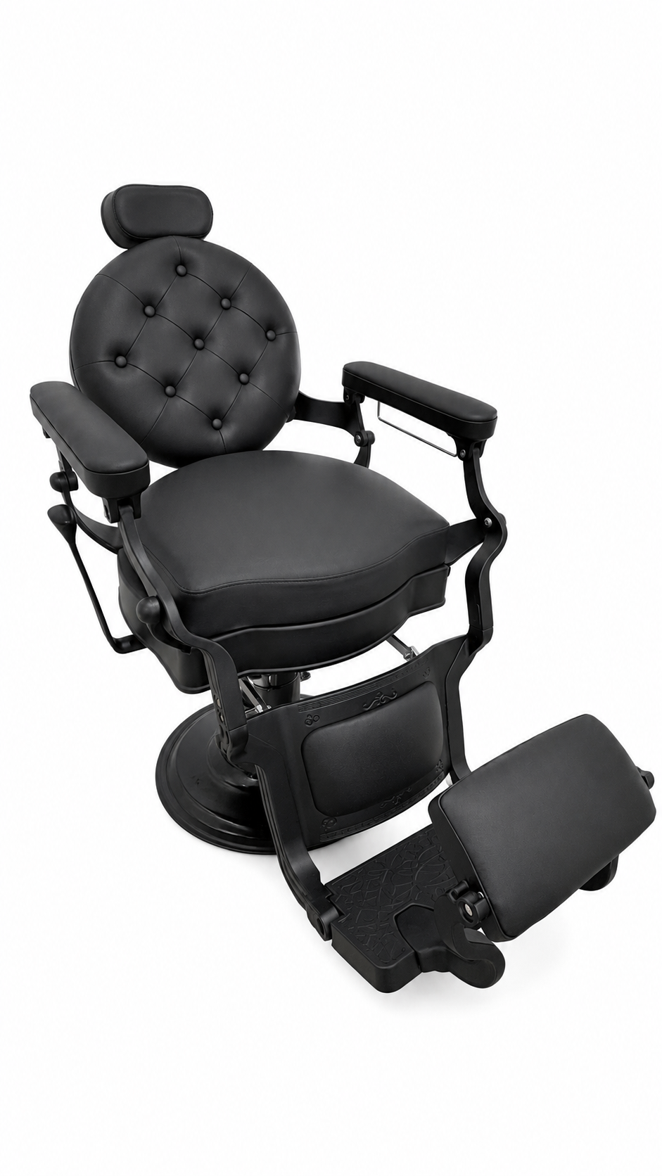 Legacy Modern All Matte Black Barber Chair