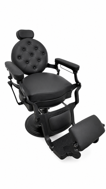 Legacy Modern All Matte Black Barber Chair