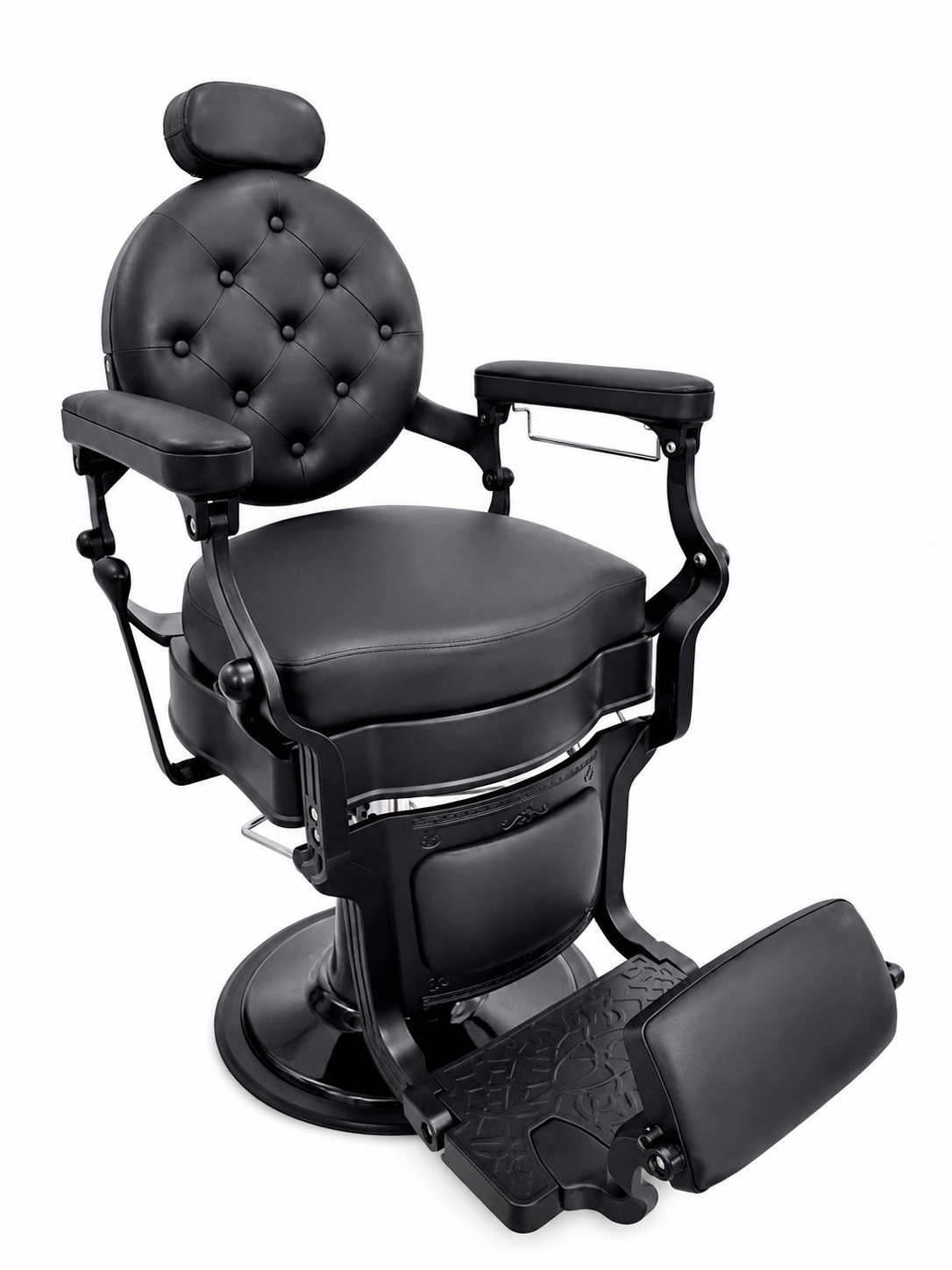 Legacy Modern All Matte Black Barber Chair
