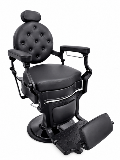 Legacy Modern All Matte Black Barber Chair