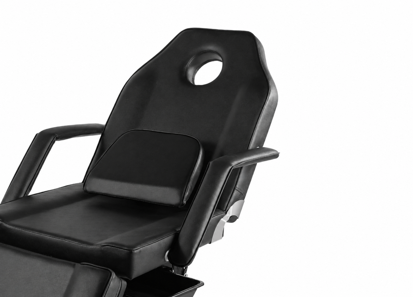 MSF Black Facial Bed Tattoo Chair Beauty Massage Chair With Two Drawers