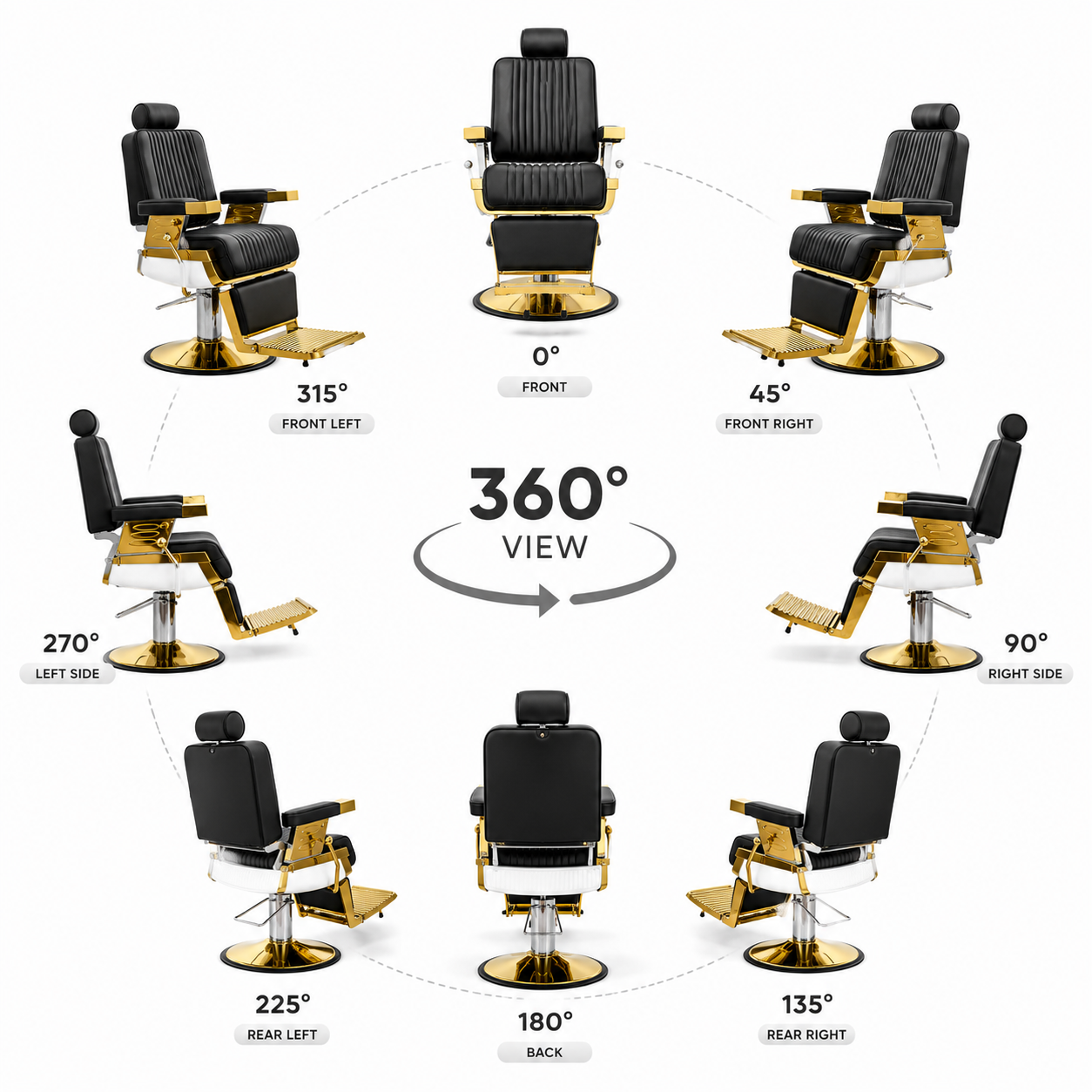 Gold Line Pro Barber Chair