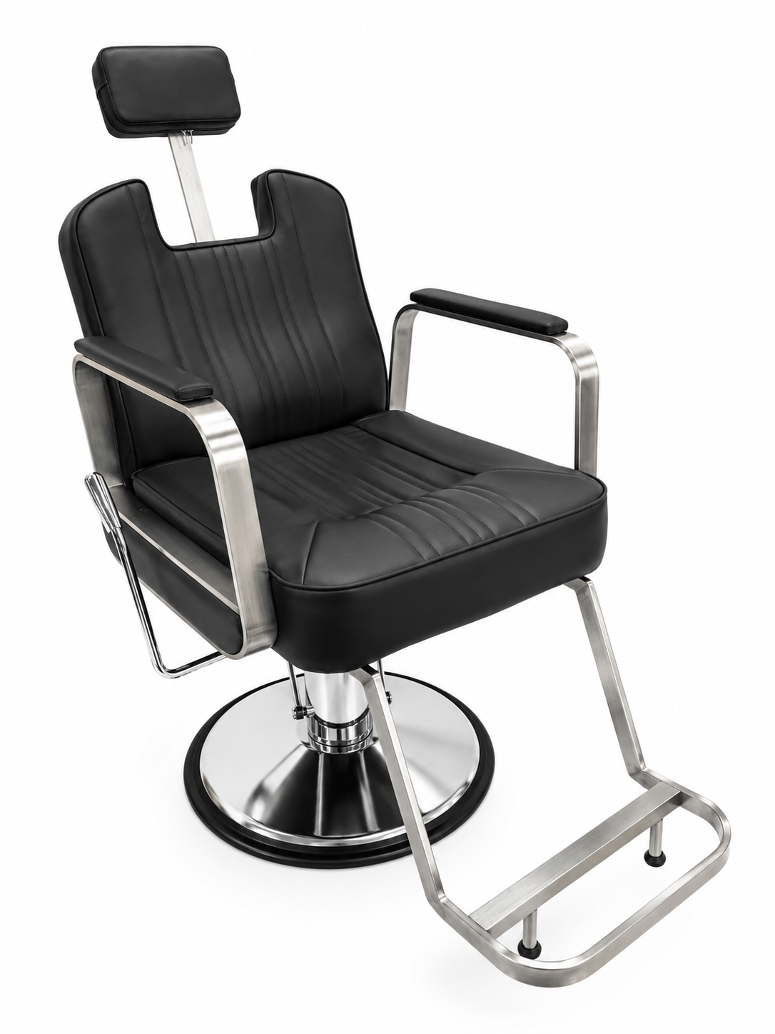 MSF Chrome Metal Recliner Salon makeup threading Chair