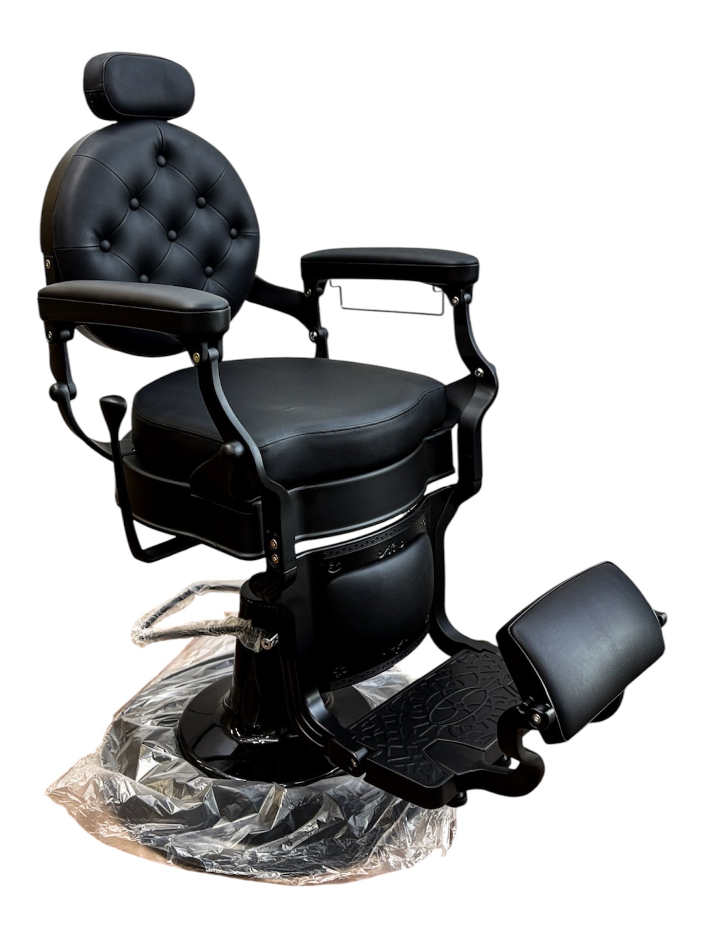 Legacy Modern All Matte Black Barber Chair