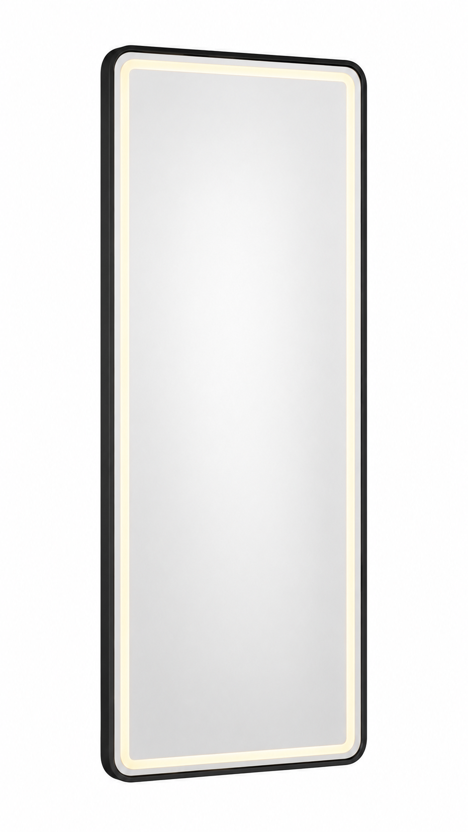 Modern Salon Furniture Rectangle Front Lit LED Salon/ Barber Aluminium frame  Mirror – Premium Glass, 2 cm Aluminum Frame, hi powered 3-Color Light