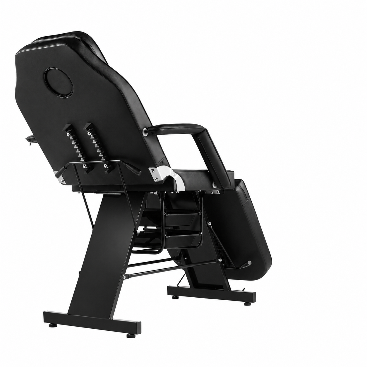 MSF Black Facial Bed Tattoo Chair Beauty Massage Chair With Two Drawers