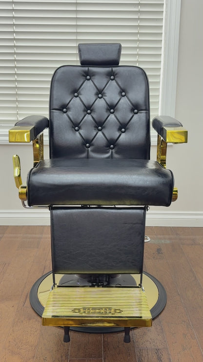 Gold Throne Barber Chair